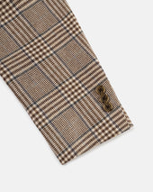 Made In Canada Navy Plaid Silk Sport Coat
