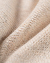 Light Cotton Cashmere Quarter Zip Sweater