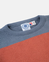 Made In Usa Breton Chunky Cotton Stripe Sweater