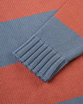 Made In Usa Breton Chunky Cotton Stripe Sweater