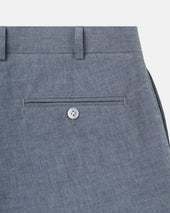 Cotton Chambray Trouser Trim Fit