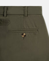 Cinch Back Cotton Chino Trouser Trim Fit