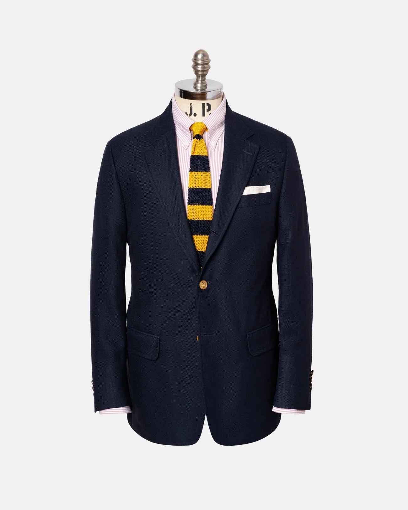 Made In Canada Cotton Wool Open Weave Hopsack Blazer