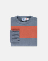 Made In Usa Breton Chunky Cotton Stripe Sweater