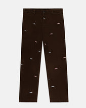 J Press Burgee Embroidered Corduroy Pant Trim Fit