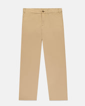 Cinch Back Cotton Chino Trouser Trim Fit