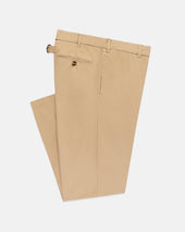 Cinch Back Cotton Chino Trouser Trim Fit