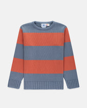 Made In Usa Breton Chunky Cotton Stripe Sweater