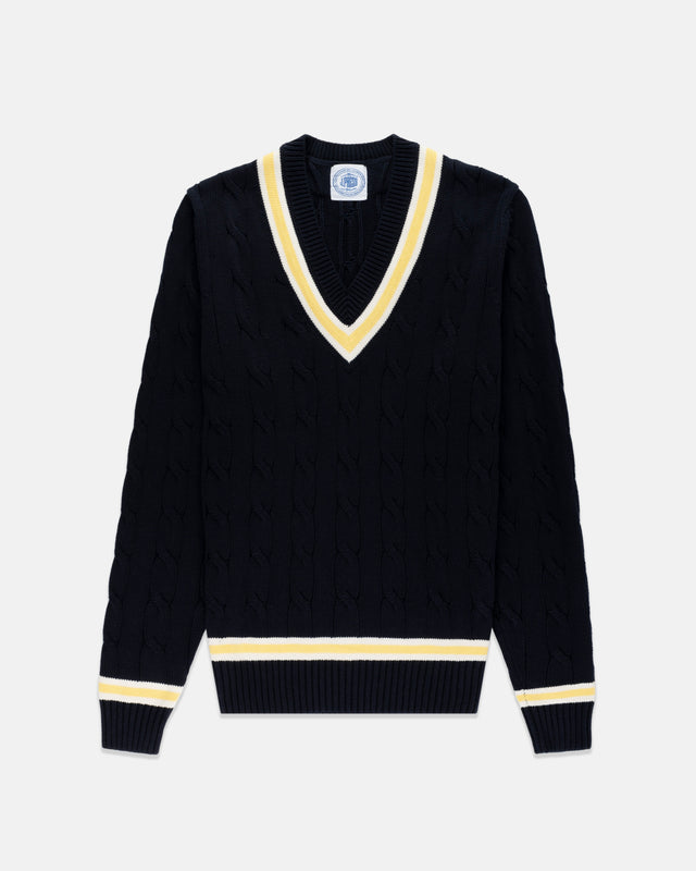 Ecru Cotton Cricket Sweater