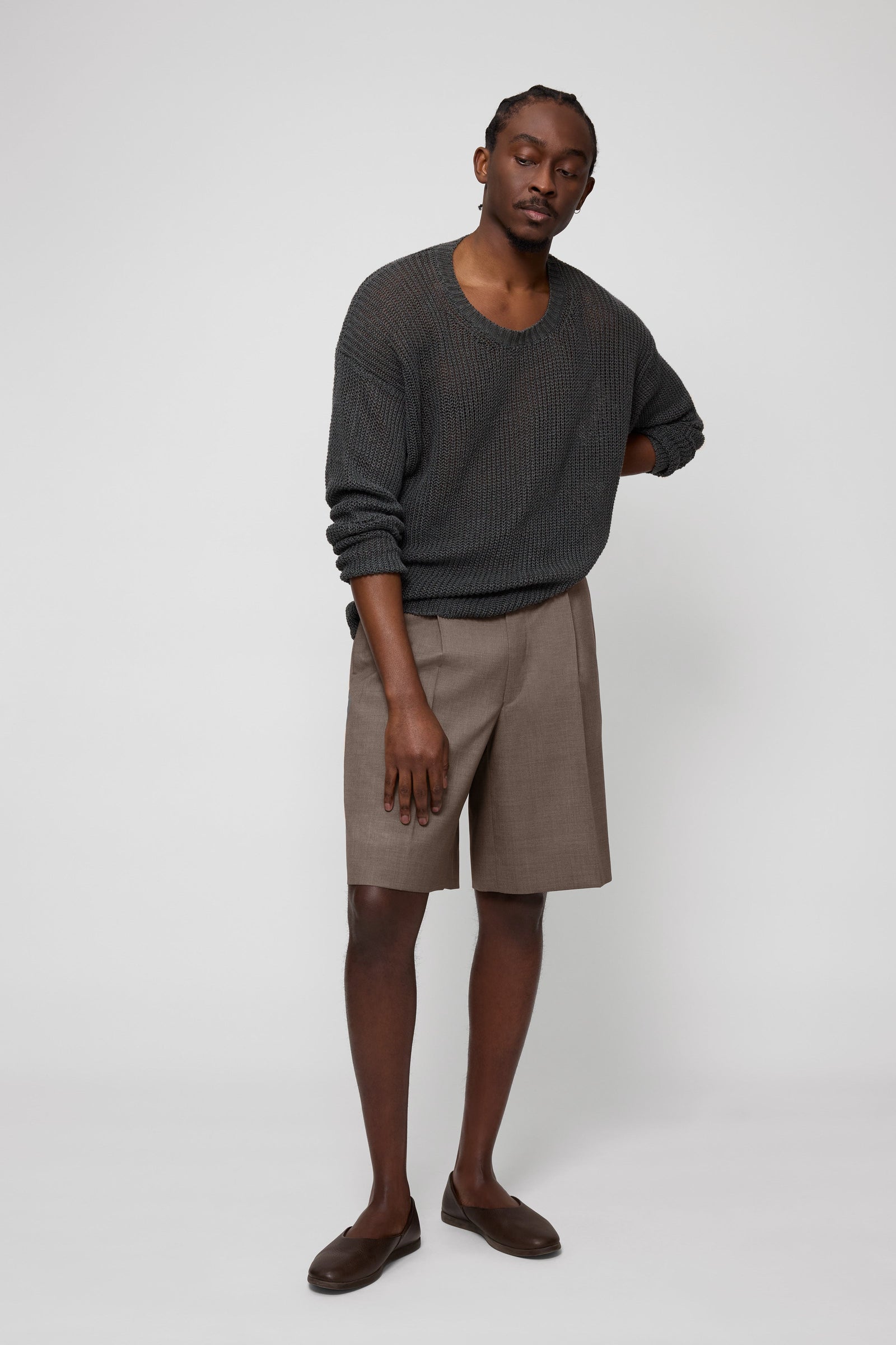 Long Sleeve U Neck