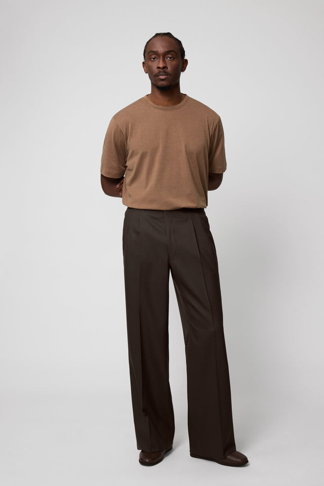 T-Shirt (Hazelnut Silk Cotton Jersey)