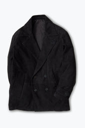 Pea Coat Lamb Suede