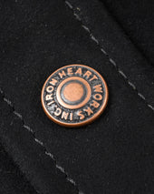 Deerskin Western Shirt "The Big Buck" - Black
