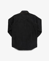 Deerskin Western Shirt "The Big Buck" - Black