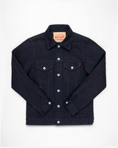 14oz Selvedge Denim Modified Type III Jacket - Indigo/Black