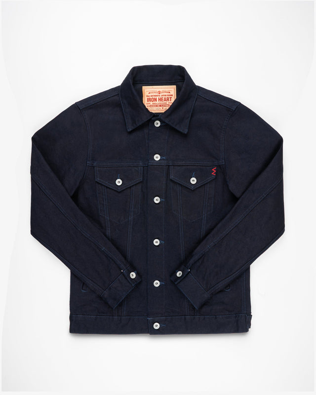 14oz Selvedge Denim Modified Type III Jacket - Indigo/Black