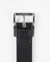 OGL Scout 125 Leather Belt - Tumbled Black
