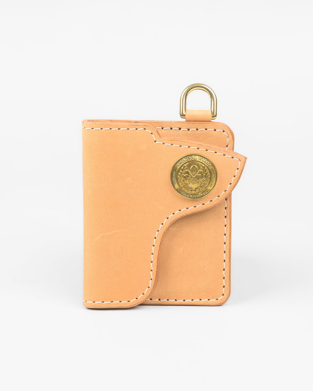 OGL Horsehide Concho Cardholder - Natural