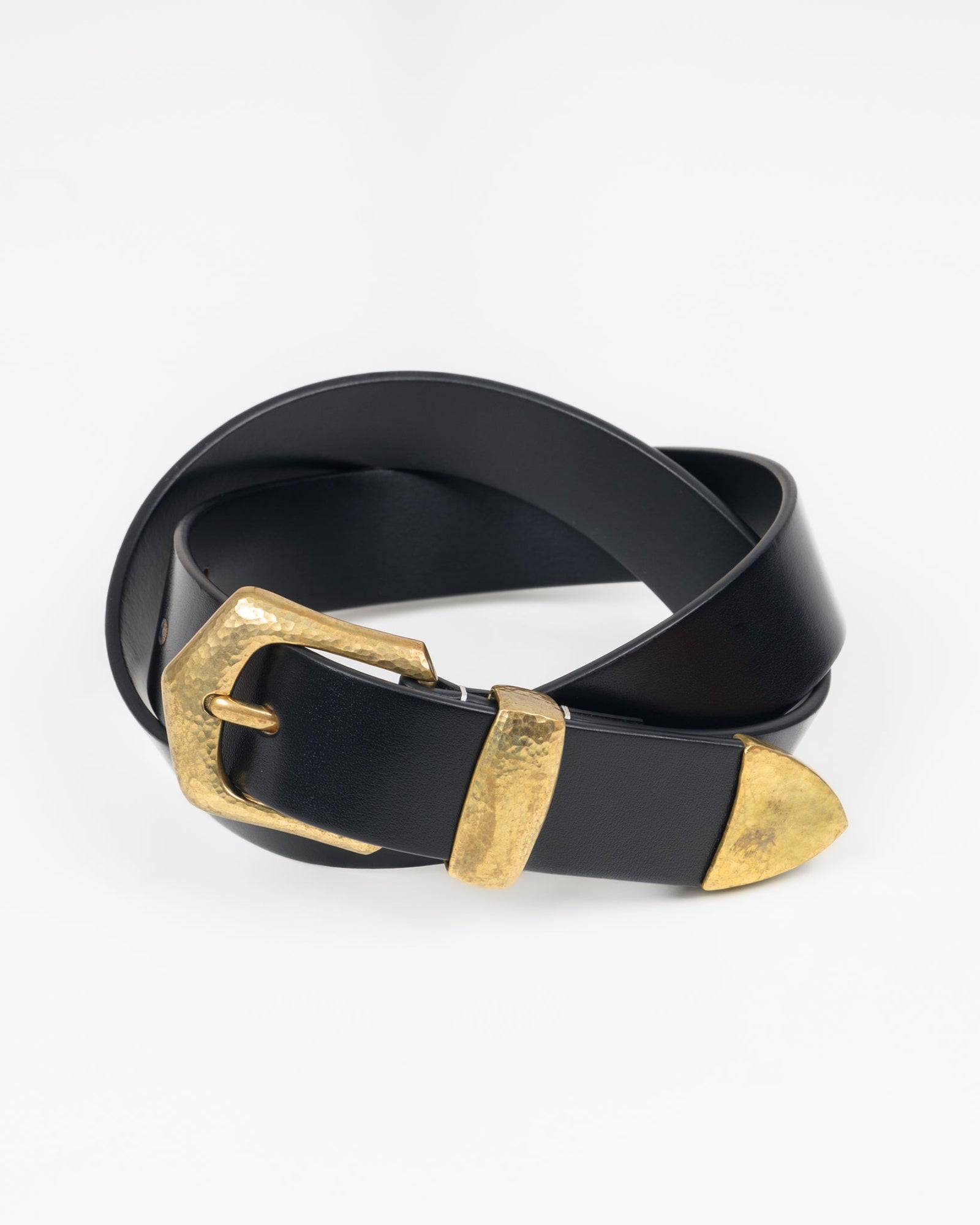 OGL Hand Hammered Ranger Belt - Black