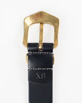 OGL Hand Hammered Ranger Belt - Black