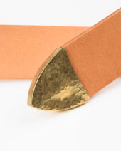 OGL Hand-Hammered Ranger Belt - Natural