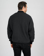 Reversible Fleece Jacket - Black