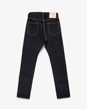 25oz Selvedge Denim Relaxed Tapered Cut Jeans - Indigo/Black