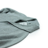 Basketweave Raglan Sleeve Shawl Cardigan In Seafoam Green Suvin Cotton And Paper