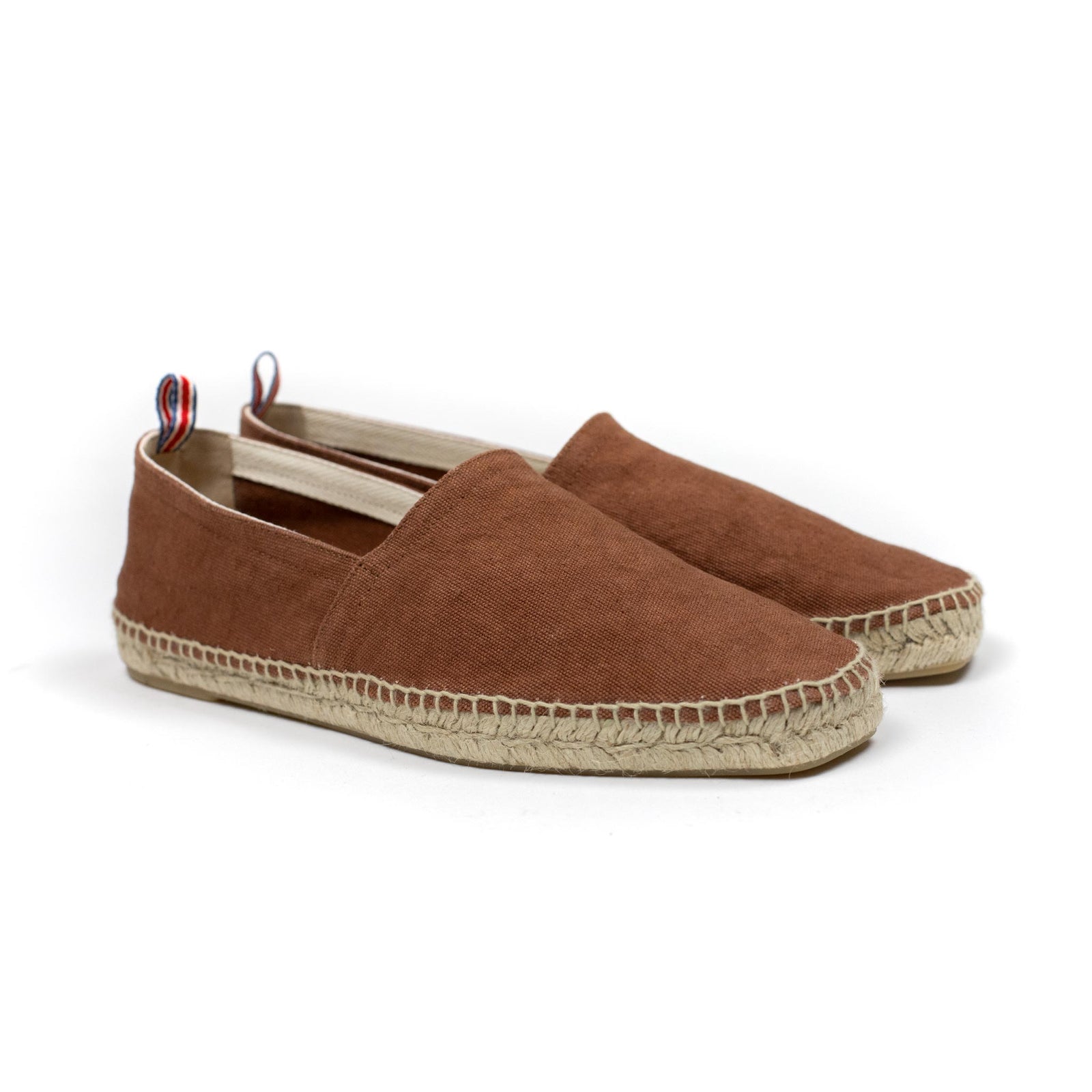 Pablo Espadrilles In Pecan Brown Canvas