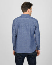 10oz Selvedge Chambray Work Shirt - Blue