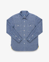 10oz Selvedge Chambray Work Shirt - Blue