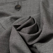 Flatiron Flat Front High Rise Wide Trousers In Fresco Wool