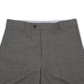 Flatiron Flat Front High Rise Wide Trousers In Fresco Wool