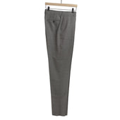 Flatiron Flat Front High Rise Wide Trousers In Fresco Wool