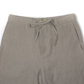 Lounge Trousers In Undyed Belgian Linen