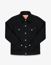 14oz Selvedge Denim Modified Type III Jacket - Black/Black