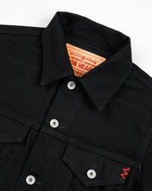 14oz Selvedge Denim Modified Type III Jacket - Black/Black