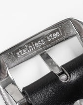 OGL Single Prong Garrison Buckle Leather Belt - Black