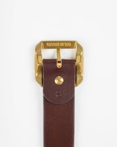 OGL Single Prong Garrison Buckle Leather Belt - Tan