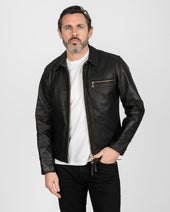 Iron Heart x Simmons Bilt Horsehide Savannah Jacket - Black