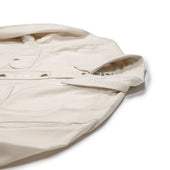 Officer S Shirt In Buttermilk Herringbone Twill