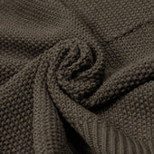Stitch Collared Sweater In Dusty Olive Cotton And Linen