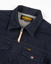 14oz Broken Twill Selvedge Denim Work Jacket - Indigo