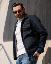 14oz Broken Twill Selvedge Denim Work Jacket - Indigo