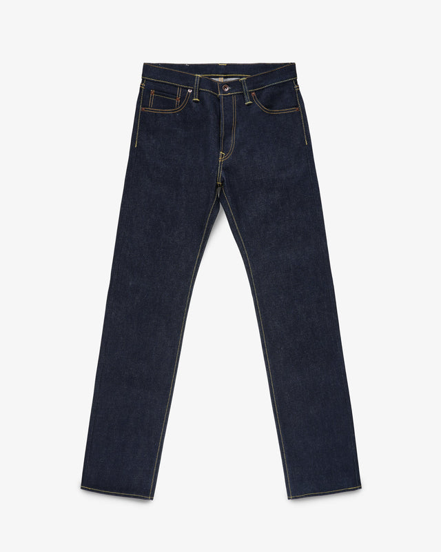 21/23oz Ultra Heavy Raw Selvedge Denim Straight Cut Jeans - Indigo