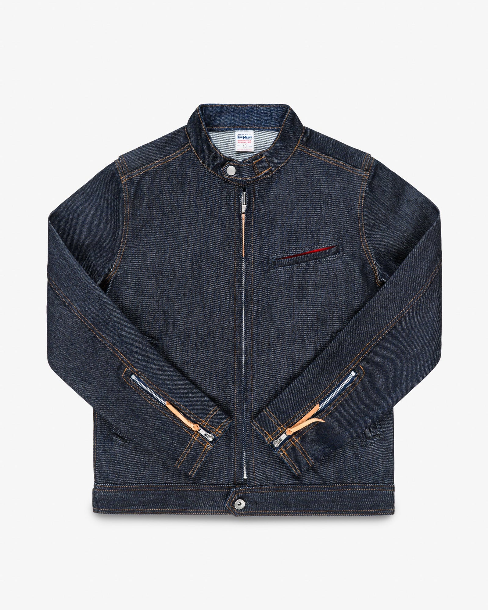 21oz Denim Rider's Jacket - Indigo