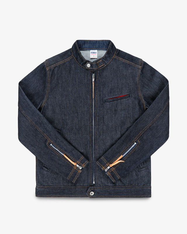 21oz Denim Rider's Jacket - Indigo