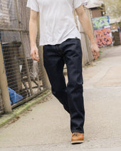 21/23oz Ultra Heavy Raw Selvedge Denim Straight Cut Jeans - Indigo