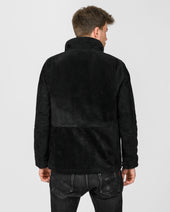 Horsehide Suede M65 Jacket - Black