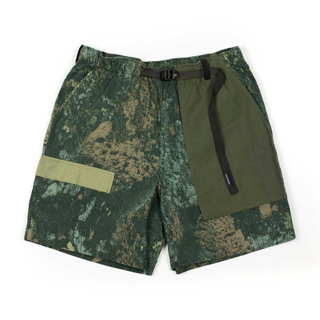 A.O.P Shorts in printed cotton ripstop